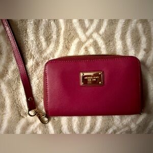 Michael Kors Pink and Gold Wallet
